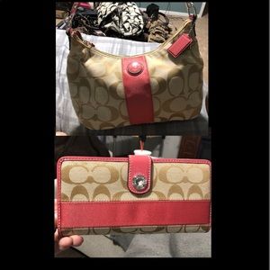 Purse with matching wallet